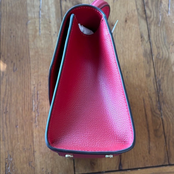 Kate Spade Darcy Top Handle Satchel NWT Bag Candied Cherry Red Crossbody Purse - Picture 6 of 15